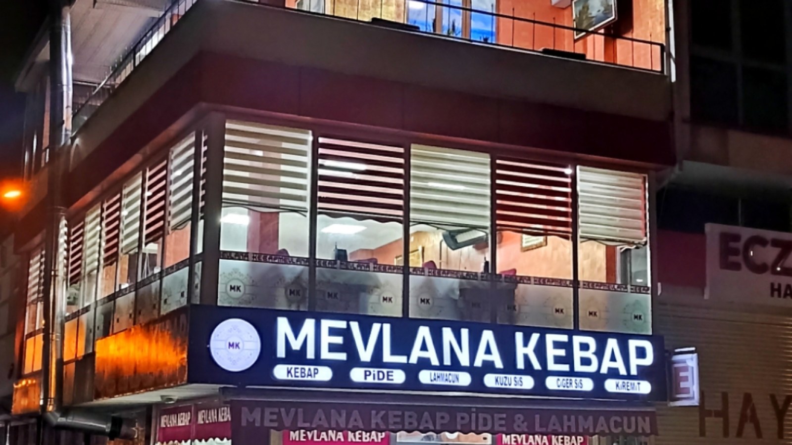 Muradiye mevlana kebap pide lahmacun salonu