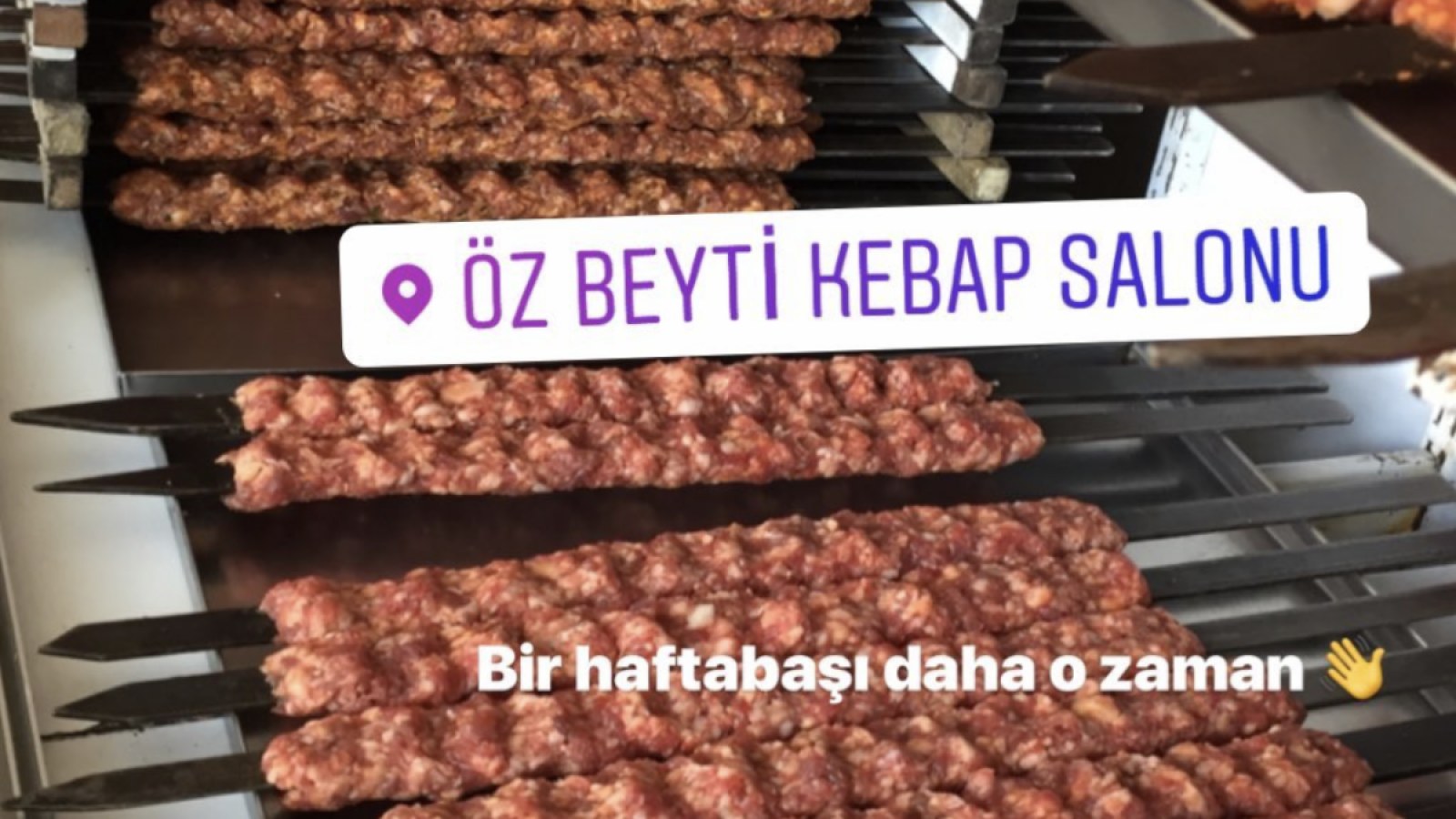 Öz Beyti kebap salonu hacı sıddık usta