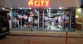 A City Clothing Store